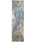 Kas Roxy 2802 Blue/Gold Mirage Area Rug 7'6" x 10'