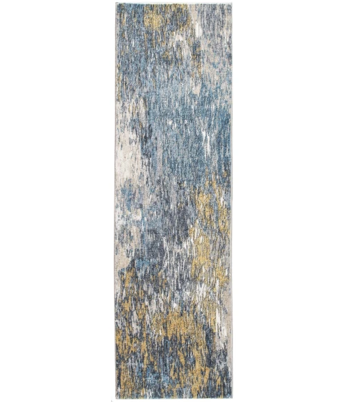 Kas Roxy 2802 Blue/Gold Mirage Area Rug 7'6" x 10'