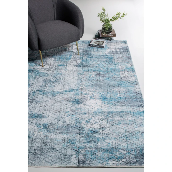 Kas Roxy 2805 Blue/Grey Genesis Area Rug 7'6" x 10'