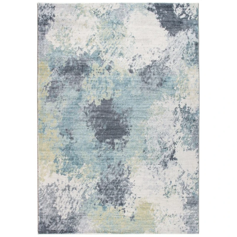 Kas Roxy 2806 Blue/Yellow Nebula Area Rug 2' x 7' Runner