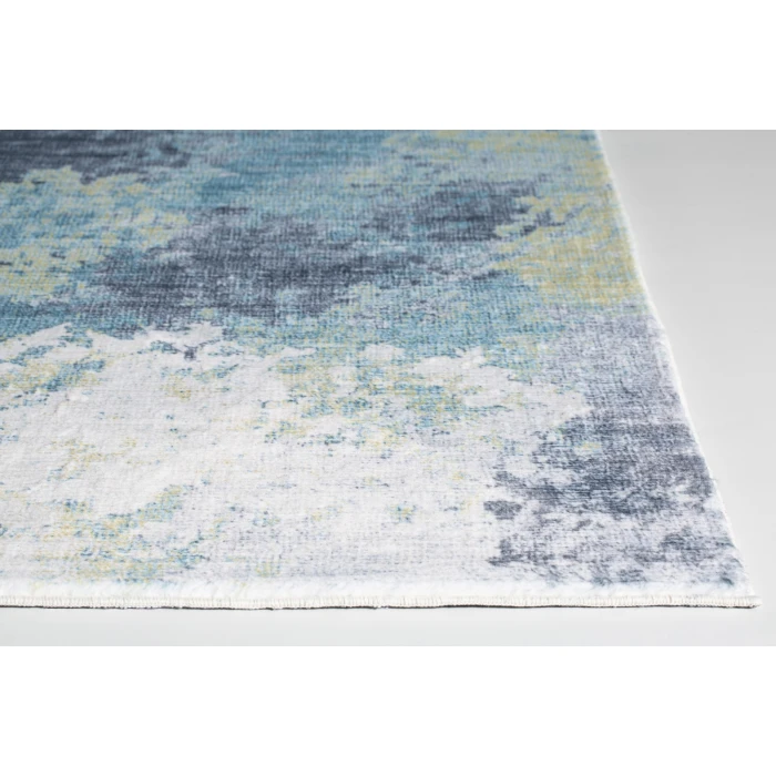 Kas Roxy 2806 Blue/Yellow Nebula Area Rug 2' x 7' Runner