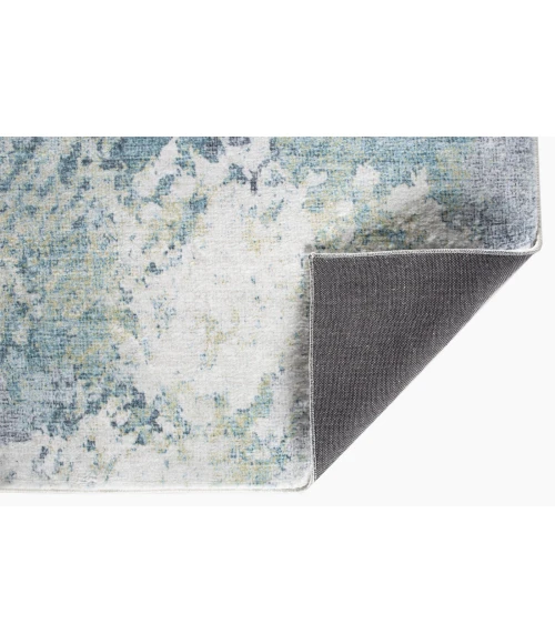 Kas Roxy 2806 Blue/Yellow Nebula Area Rug 7'6" x 10'