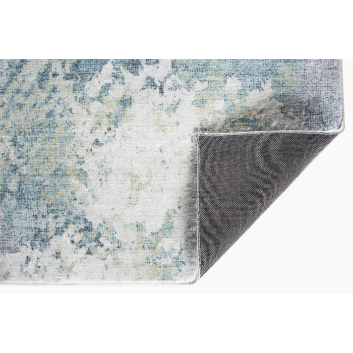 Kas Roxy 2806 Blue/Yellow Nebula Area Rug 2' x 7' Runner