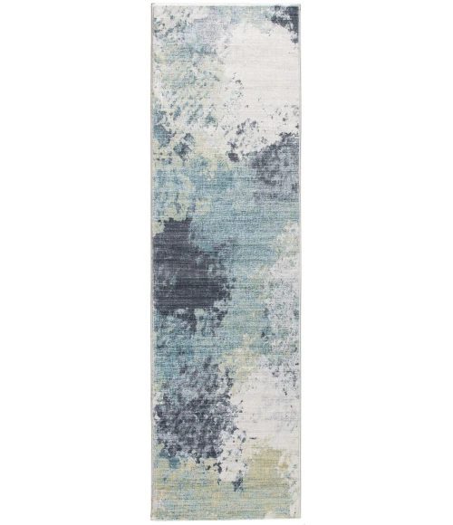 Kas Roxy 2806 Blue/Yellow Nebula Area Rug 7'6" x 10'