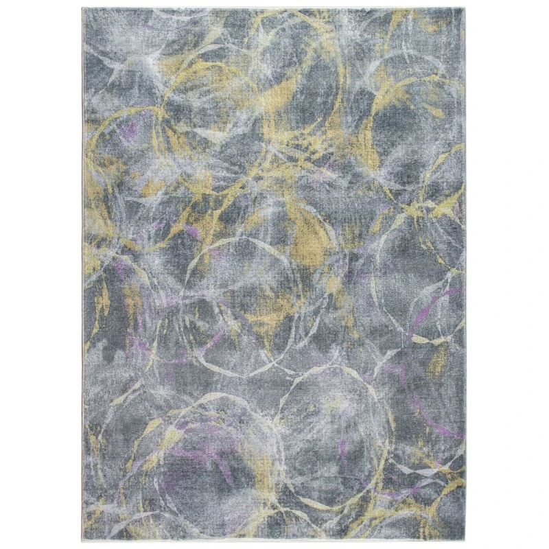 Kas Roxy 2808 Grey/Gold Visions Area Rug 6' x 9'