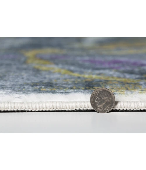 Kas Roxy 2808 Grey/Gold Visions Area Rug 6' x 9'