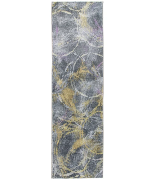 Kas Roxy 2808 Grey/Gold Visions Area Rug 6' x 9'