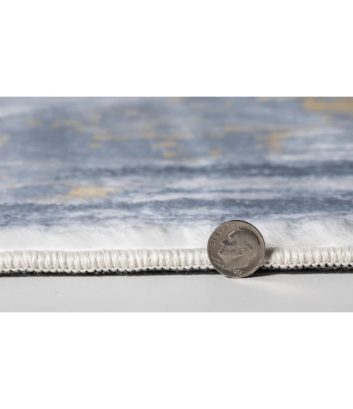 Kas Roxy 2809 Grey/Gold Palette Area Rug 7'6" x 10'