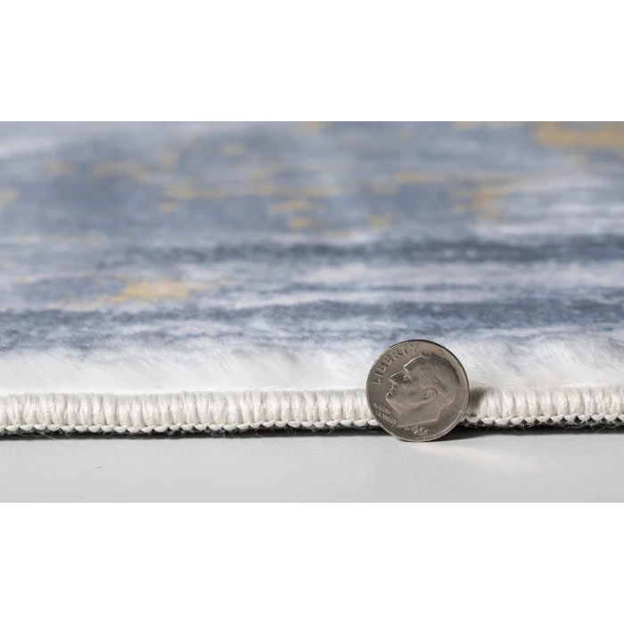 Kas Roxy 2809 Grey/Gold Palette Area Rug 6' x 9'
