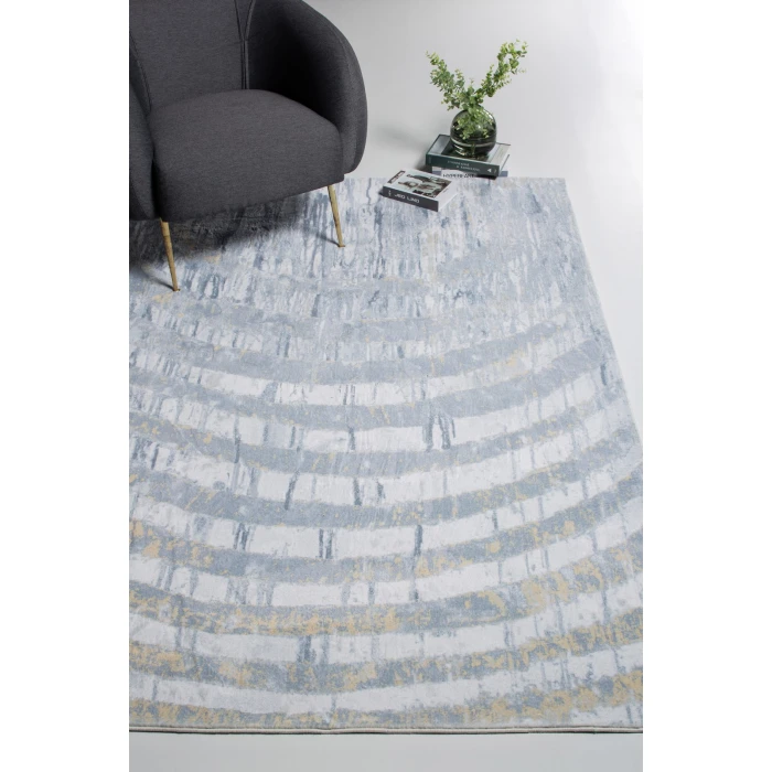 Kas Roxy 2809 Grey/Gold Palette Area Rug 6' x 9'