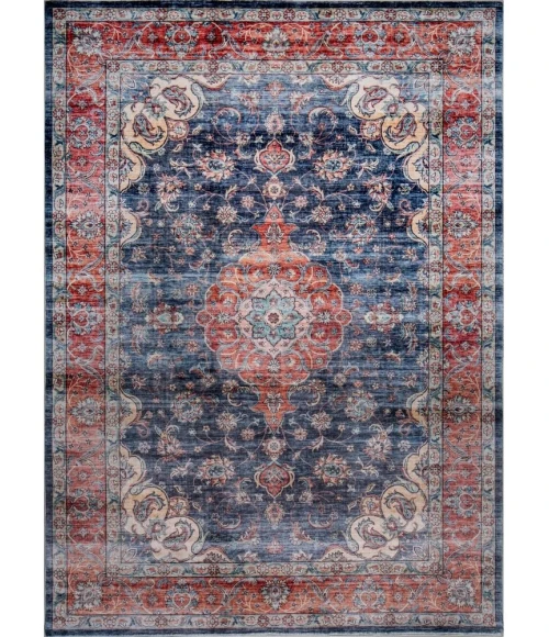 Kas Roxy 2820 Navy Medallion Area Rug