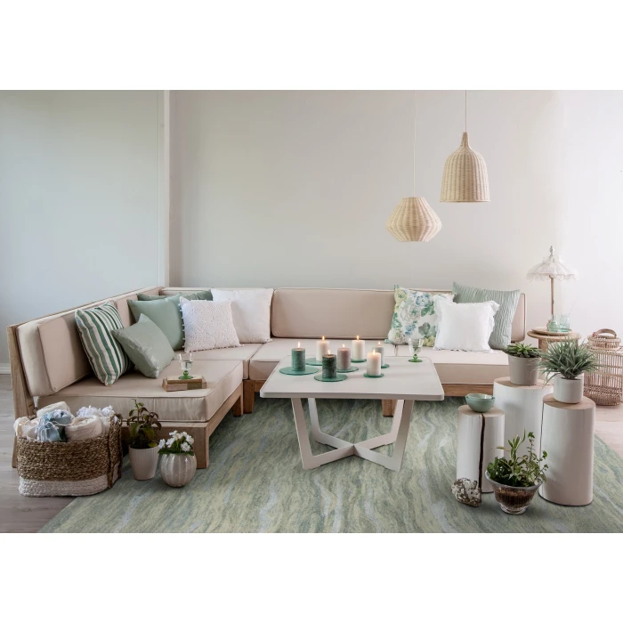 Kas Serenity 1252 Seafoam Breeze Area Rug 3'3" x5'3"