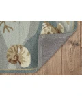 Kas Sonesta 2003 Seafoam Shells Area Rug 7'6" Round