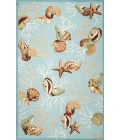 Kas Sonesta 2021 Blue Coral Reef Area Rug 7'6" Round