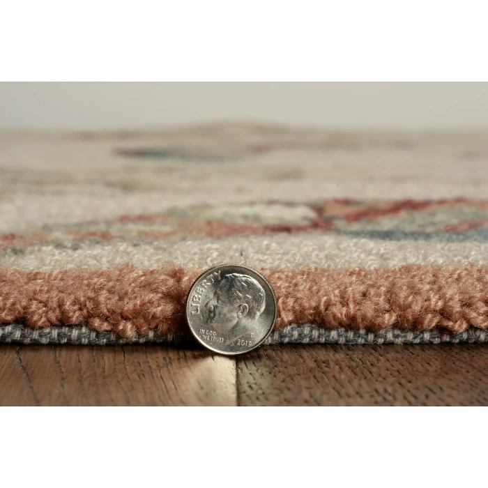 Kas Sonesta 2025 Beige Coral Reef Area Rug 20" x 30"