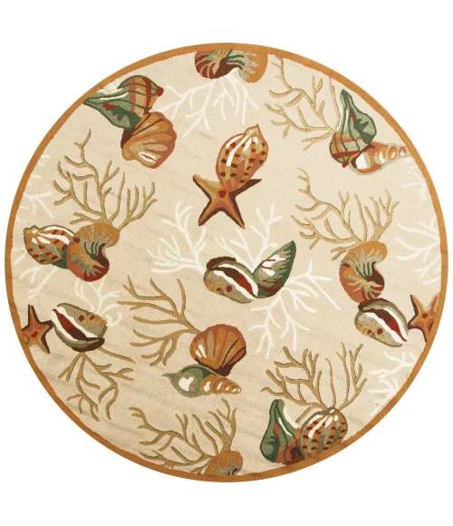 Kas Sonesta 2025 Beige Coral Reef Area Rug 3'3" x 5'3"