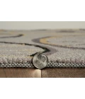 Kas Sonesta 2035 Grey Wheels In Motion Area Rug 2' x 7'6" Runner