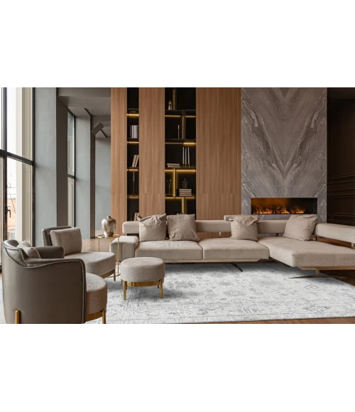 KAS Sophia Silver 2402 9ft. x 12ft. Rectangle Rug