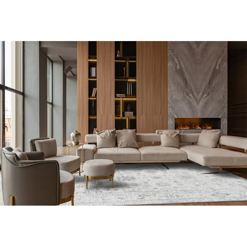 KAS Sophia Silver 2402 12ft. x 15ft. Rectangle Rug