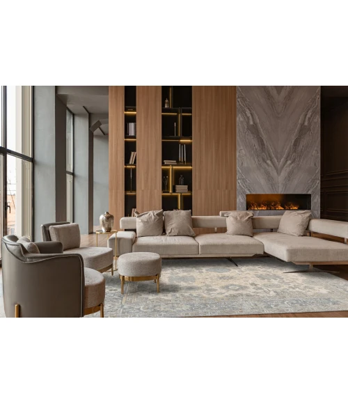 KAS Sophia Sand 2403 8ft. x 10ft. Rectangle Rug