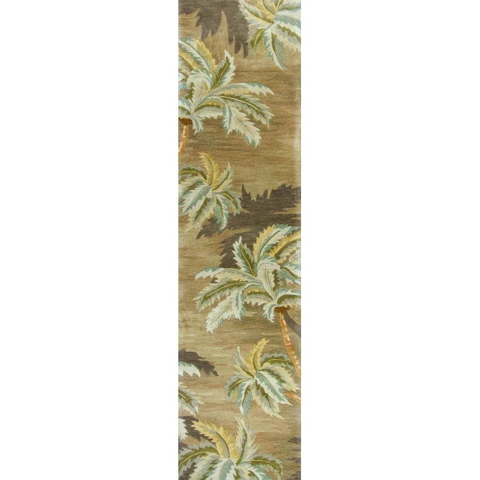 Kas Sparta 3102 Moss Palm Trees Area Rug 5'3" x 8'3"