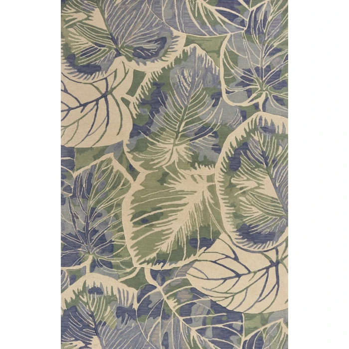 Kas Sparta 3105 Blue/Green Silhoutte Area Rug 5'3" x 8'3"