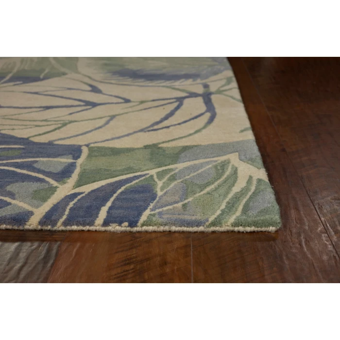 Kas Sparta 3105 Blue/Green Silhoutte Area Rug 5'3" x 8'3"