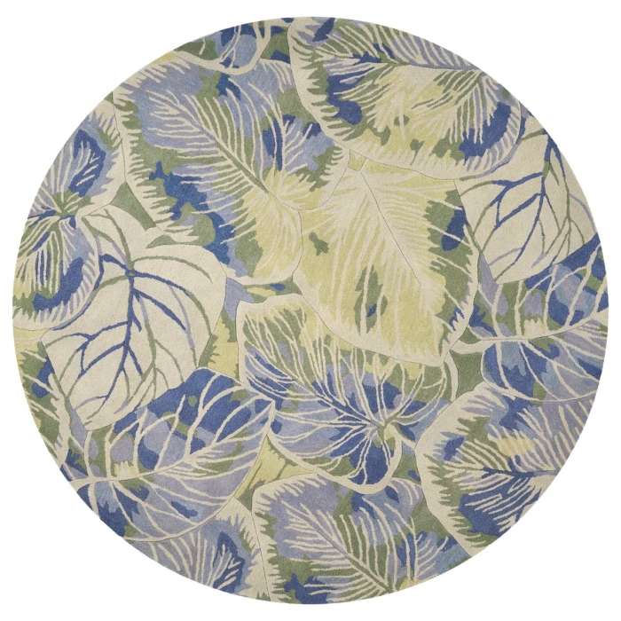 Kas Sparta 3105 Blue/Green Silhoutte Area Rug 5'3" x 8'3"