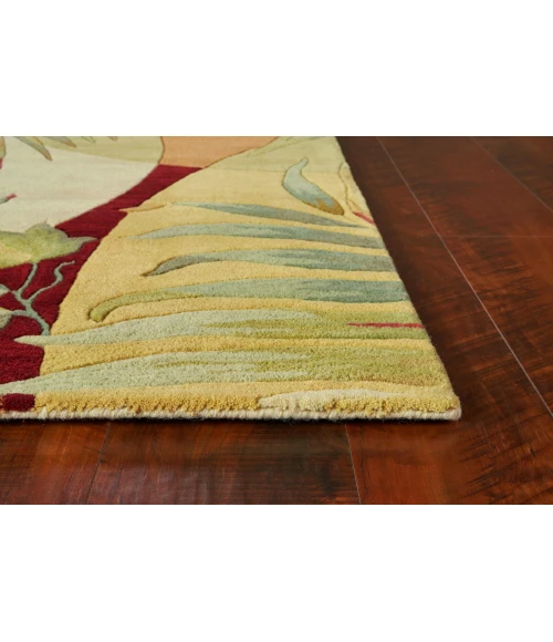 Kas Sparta 3113 Coral/Ivory Breezes Area Rug 7'9" x 9'6"