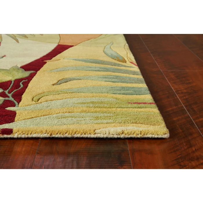 Kas Sparta 3113 Coral/Ivory Breezes Area Rug 5'3" x 8'3"