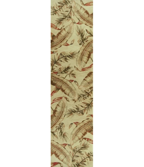 Kas Sparta 3124 Ivory Ferns Area Rug 7'9" x 9'6"