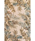 Kas Sparta 3126 Ivory Tropical Branches Area Rug 5'6" Round