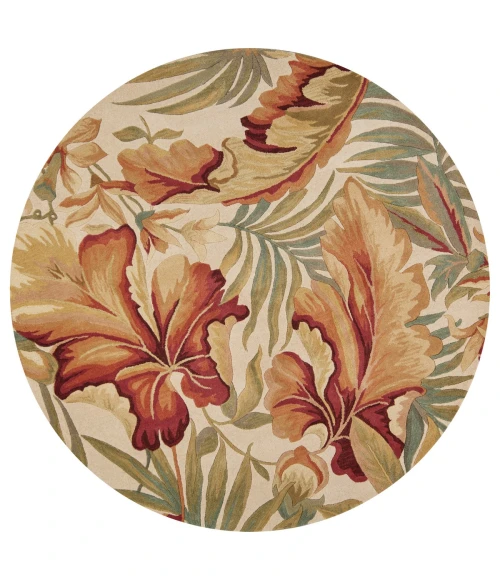 Kas Sparta 3130 Ivory Paradise Area Rug 5'3" x 8'3"