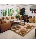 Kas Sparta 3133 Ivory Tropical Oasis Area Rug 7'9" x 9'6"