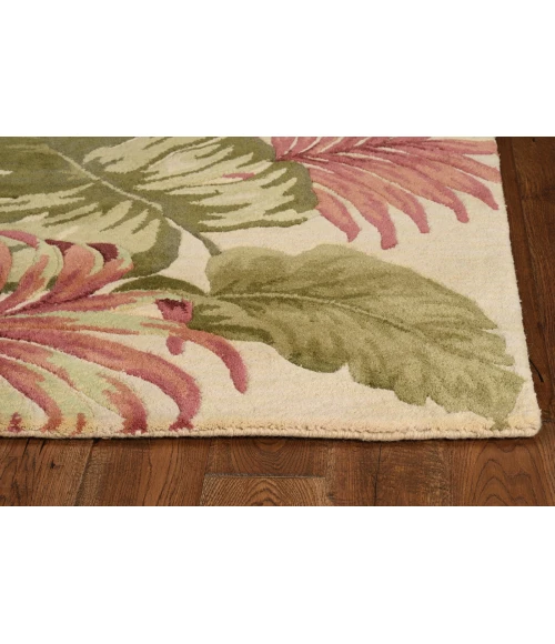 Kas Sparta 3148 Beige Palm Leaves Area Rug 8'6" x 11'6"