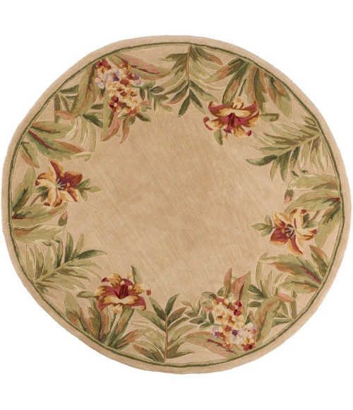 Kas Sparta 3151 Ivory Rainforest Area Rug 5'3" x 8'3"