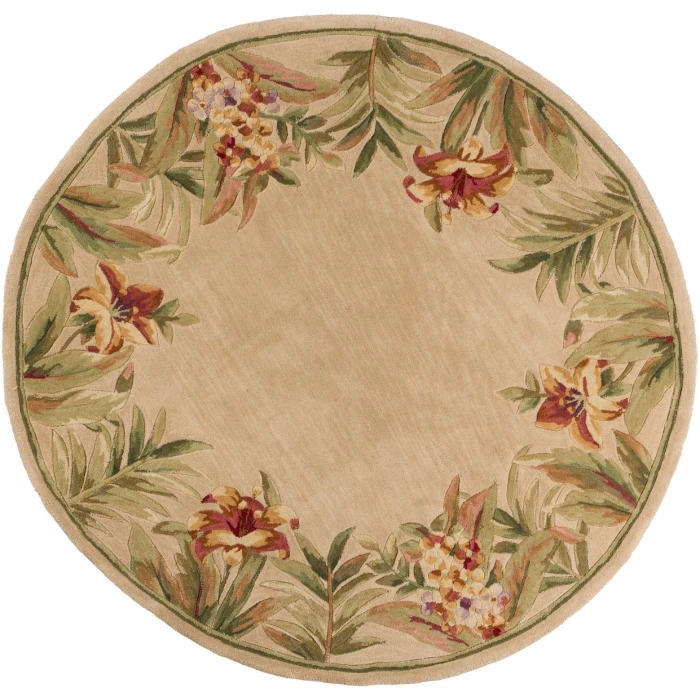 Kas Sparta 3151 Ivory Rainforest Area Rug 5'3" x 8'3"
