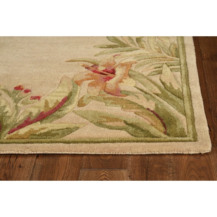 Kas Sparta 3151 Ivory Rainforest Area Rug 5'3" x 8'3"