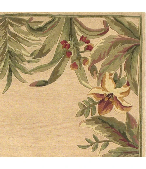 Kas Sparta 3151 Ivory Rainforest Area Rug 5'3" x 8'3"