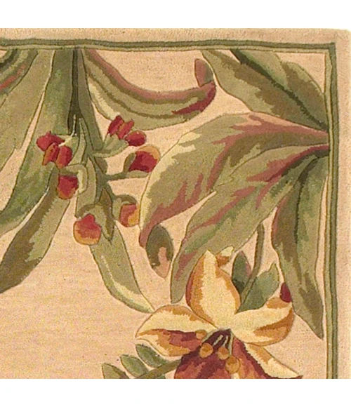 Kas Sparta 3151 Ivory Rainforest Area Rug 5'3" x 8'3"