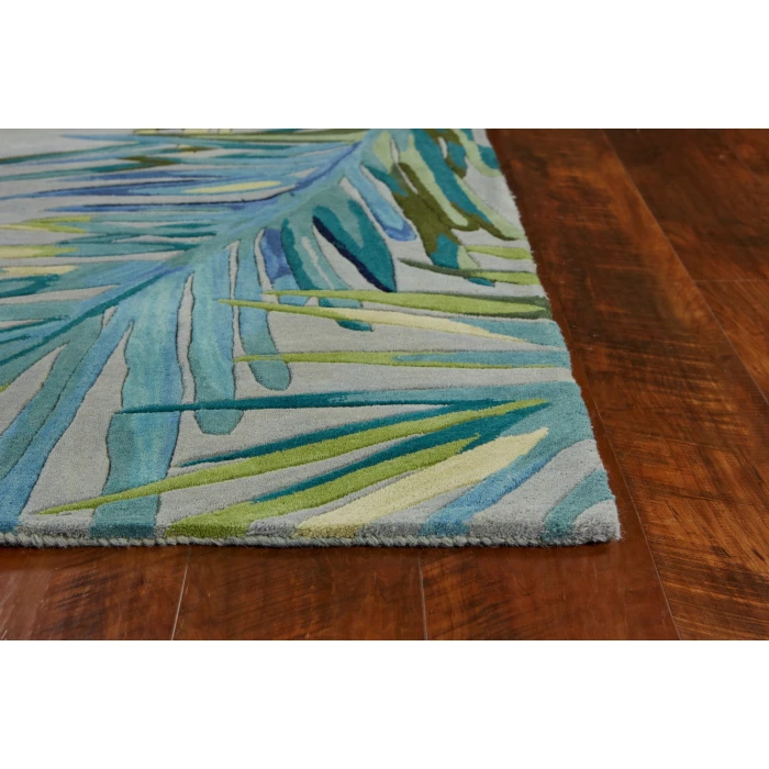 Kas Sparta 3156 Grey/Blue Montego Area Rug 7'6" Round