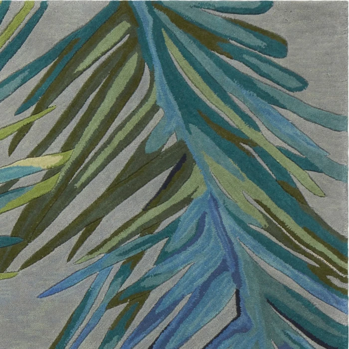 Kas Sparta 3156 Grey/Blue Montego Area Rug 7'6" Round