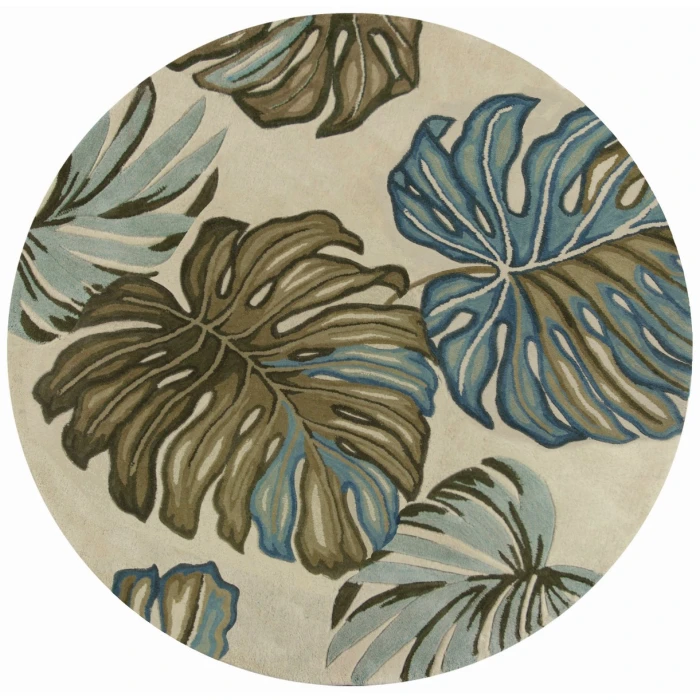 Kas Sparta 3182 Ivory Florea Area Rug 5'3" x 8'3"