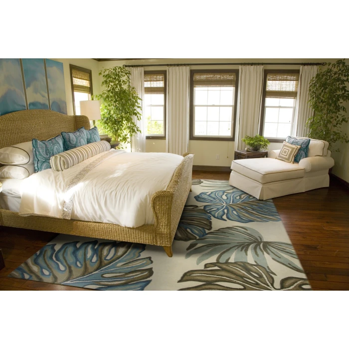 Kas Sparta 3182 Ivory Florea Area Rug 5'3" x 8'3"
