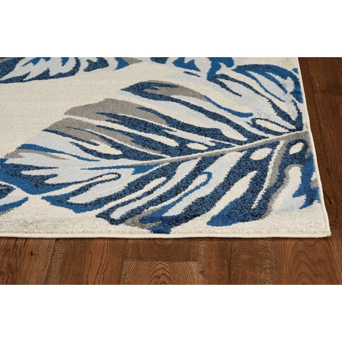 Kas Stella 6254 Grey/Blue  Nassau Area Rug 3'3" x 4'11"