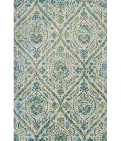 Kas Stella 6256 Ivory/Teal Parisian Area Rug 7'10" x 10'10"