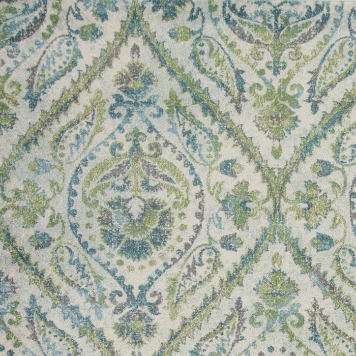 Kas Stella 6256 Ivory/Teal Parisian Area Rug 9'10" x 13'2"