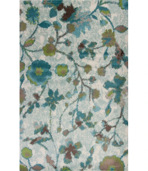 Kas Stella 6258 Teal Reflections Area Rug 5'3" x 7'7"