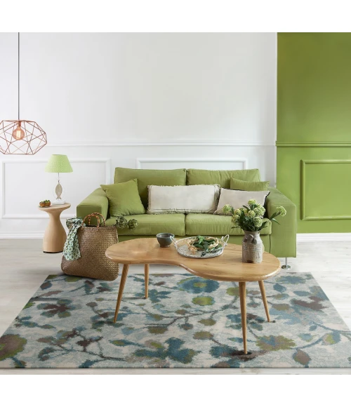 Kas Stella 6258 Teal Reflections Area Rug 5'3" x 7'7"