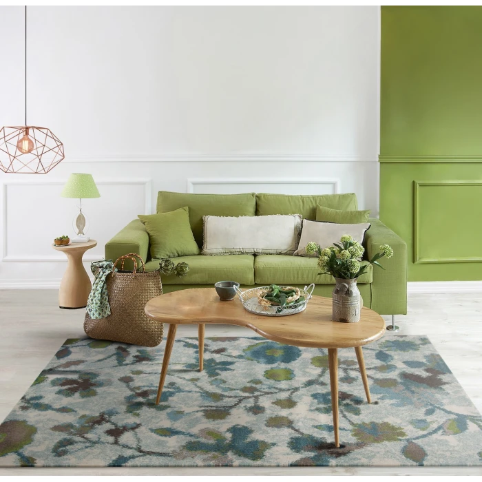 Kas Stella 6258 Teal Reflections Area Rug 9'10" x 13'2"